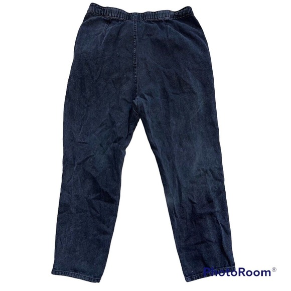 Bohme Black Paper mom jeans, Tapered Leg Woman Size M - Picture 2 of 8